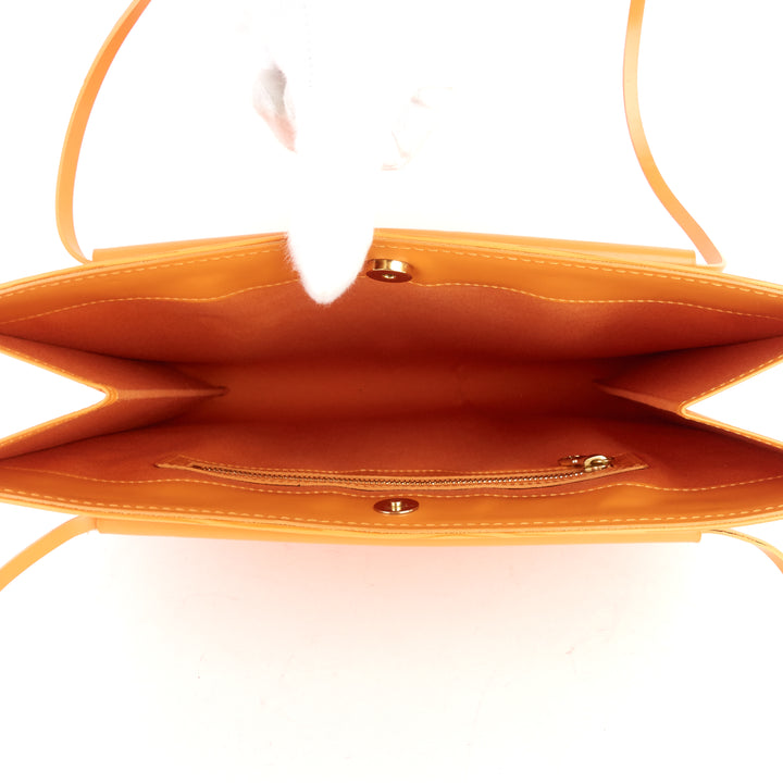 saint tropez orange epi leather bag