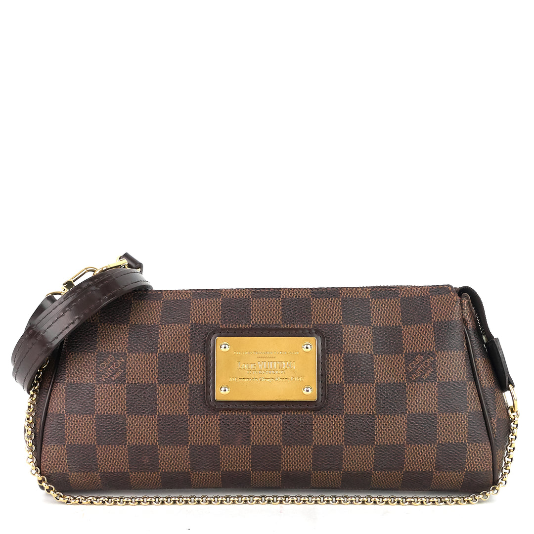 eva damier ebene canvas bag