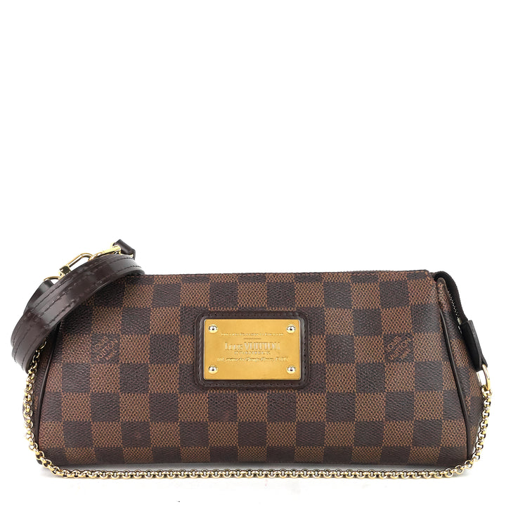eva damier ebene canvas bag