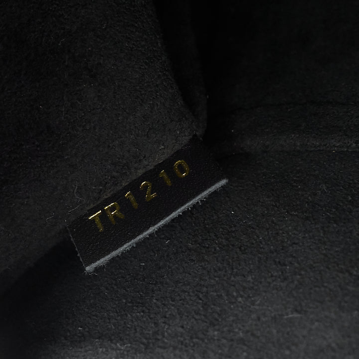 soufflot mm monogram canvas and coloured leather bag