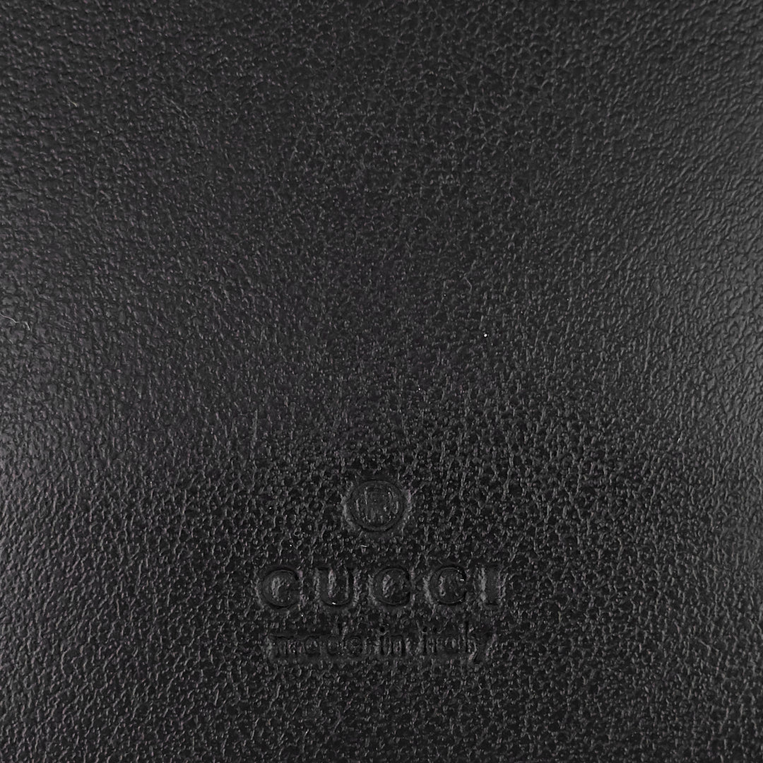 gg marmont leather mini bucket bag