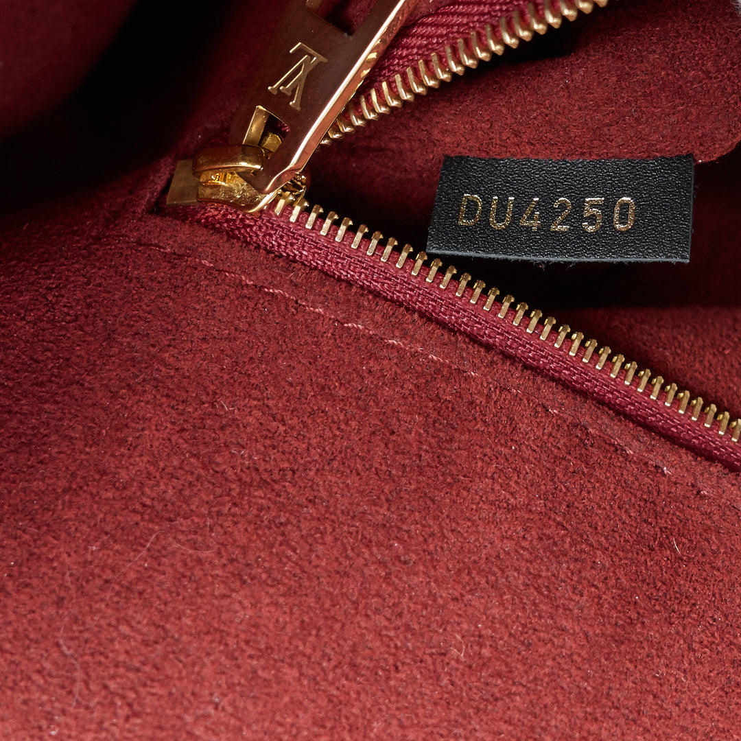 onthego mm bicolour monogram empreinte leather bag