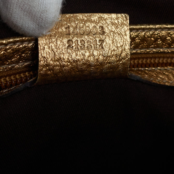 gg canvas punch tote bag