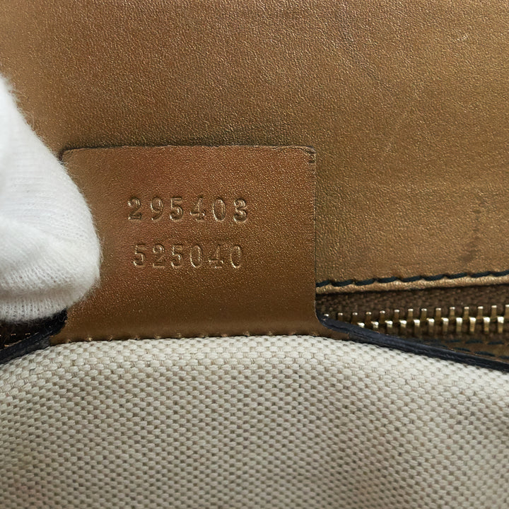 emily large guccissima patent leather bag