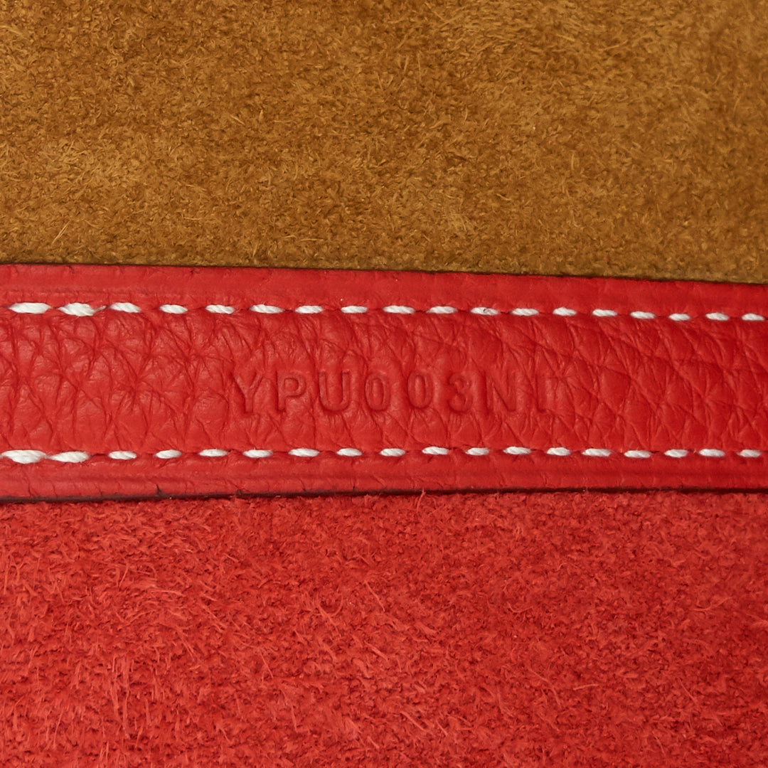 picotin lock 22 mm bicolour clemence leather bag