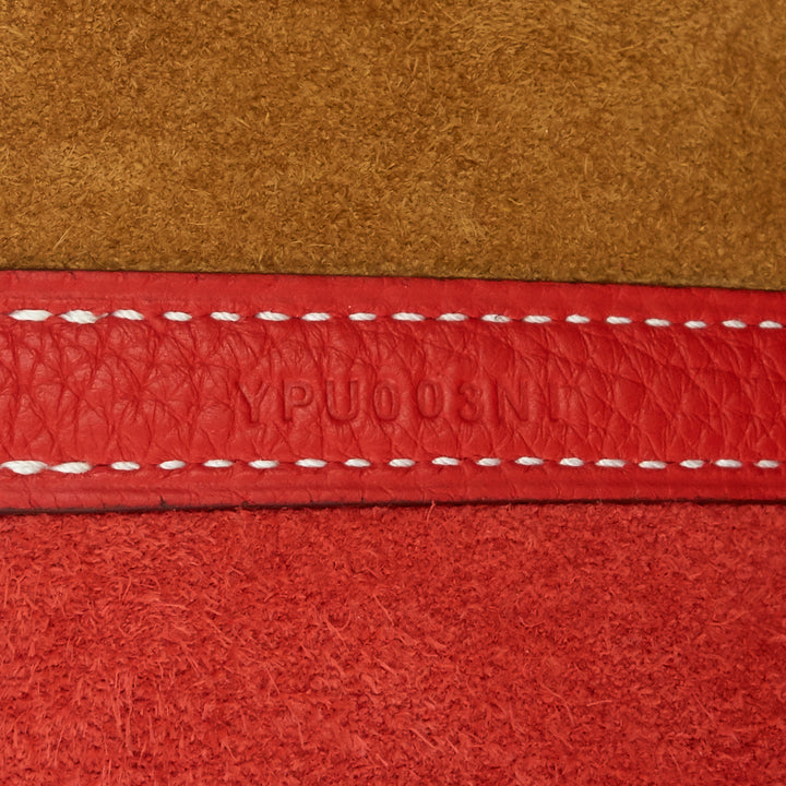 picotin lock 22 mm bicolour clemence leather bag