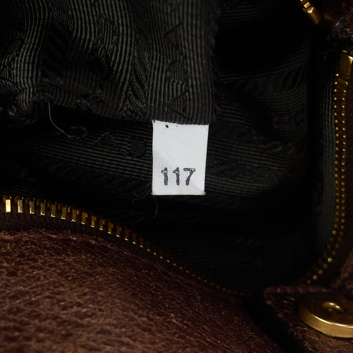front pocket leather tote bag