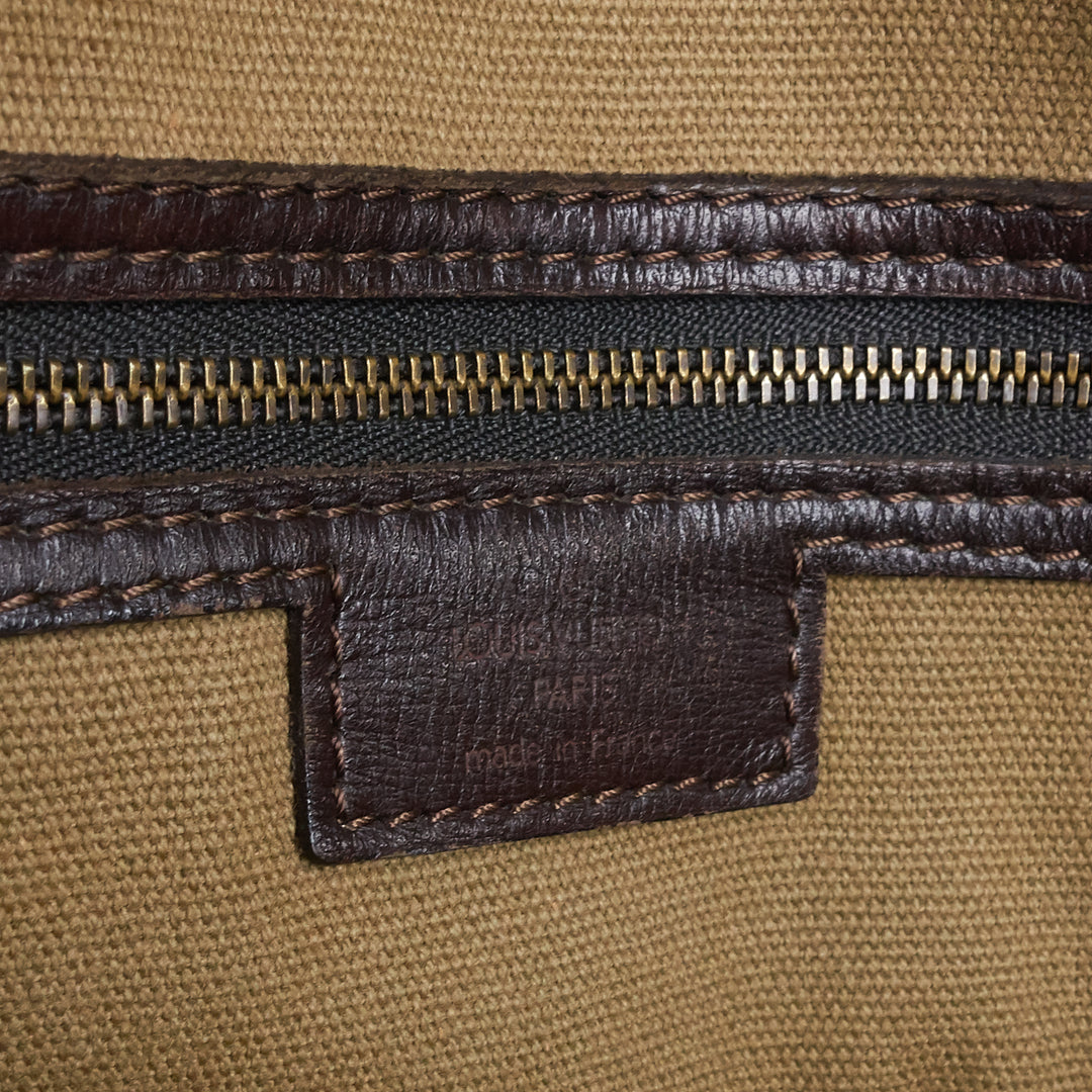 utah huron leather work bag