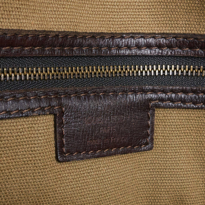 utah huron leather work bag