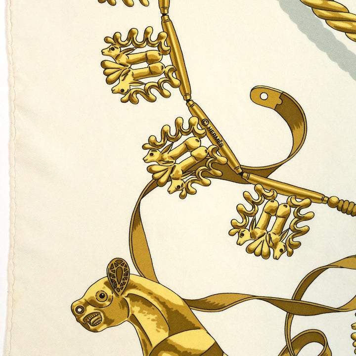 les cavaliers d' or silk scarf