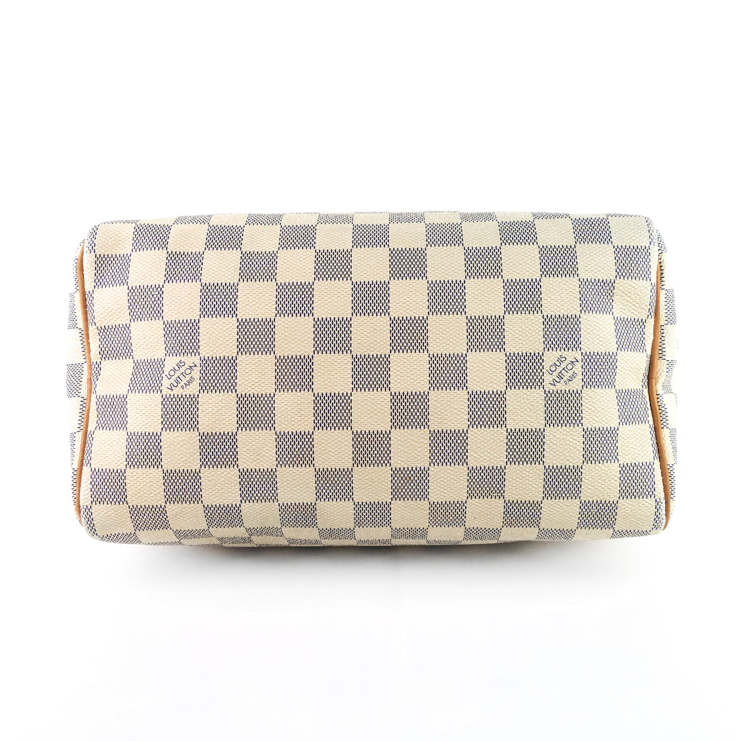 speedy 25 damier azur canvas bag