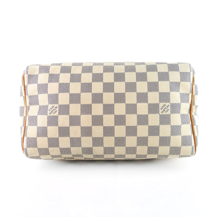 speedy 25 damier azur canvas bag