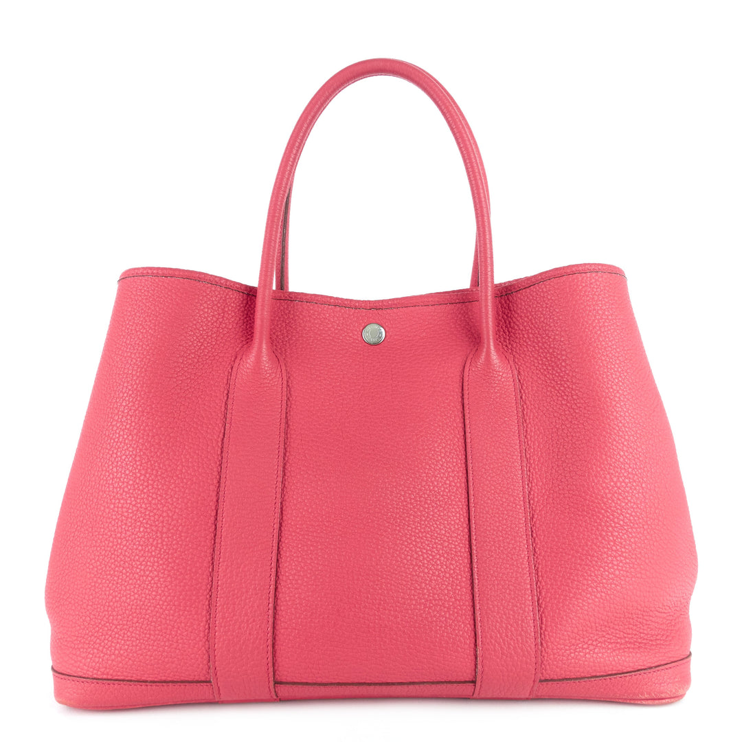 garden party 36 clemence leather tote bag