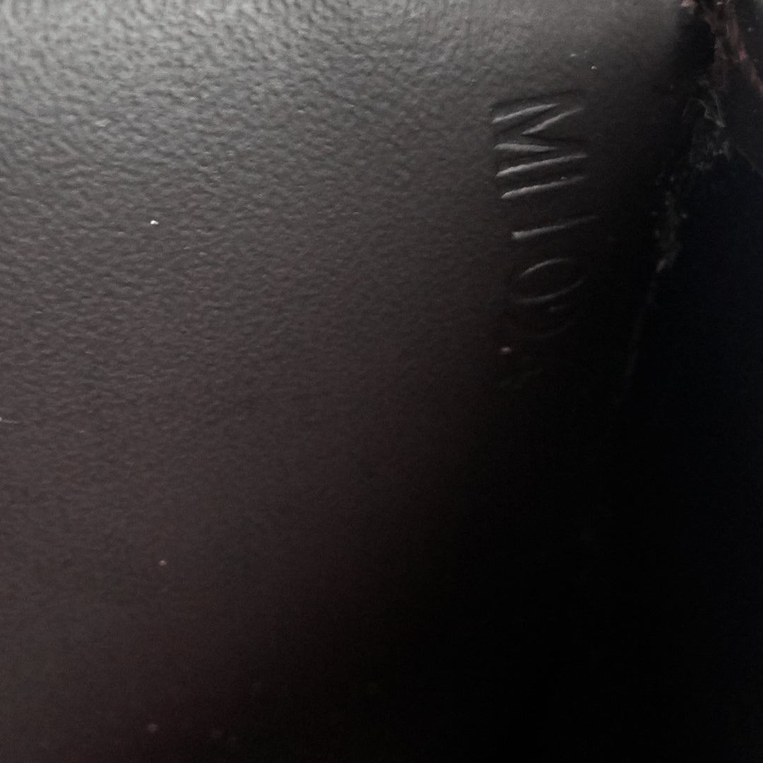 portefeuille glace leather double wallet