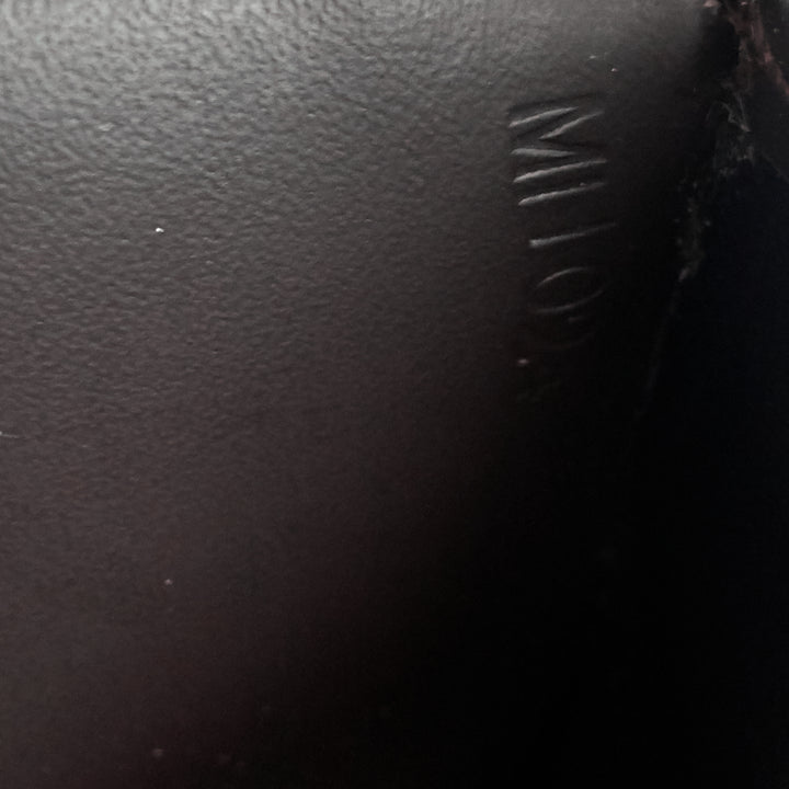 portefeuille glace leather double wallet