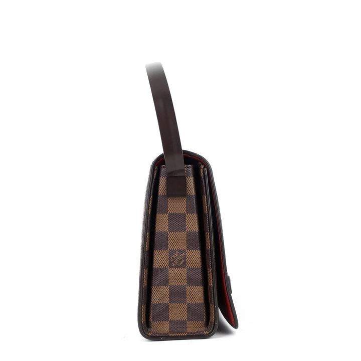 tribeca long damier ebene canvas bag