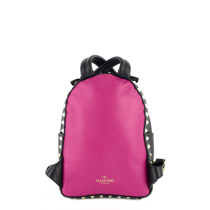 rockstud mini leather backpack bag