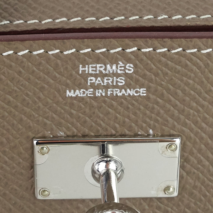 kelly large epsom leather long wallet