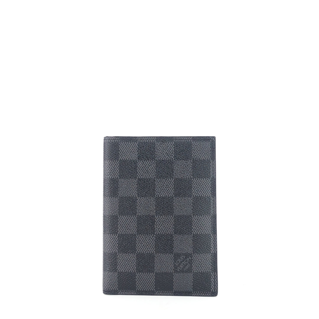 passport damier graphite canvas cover