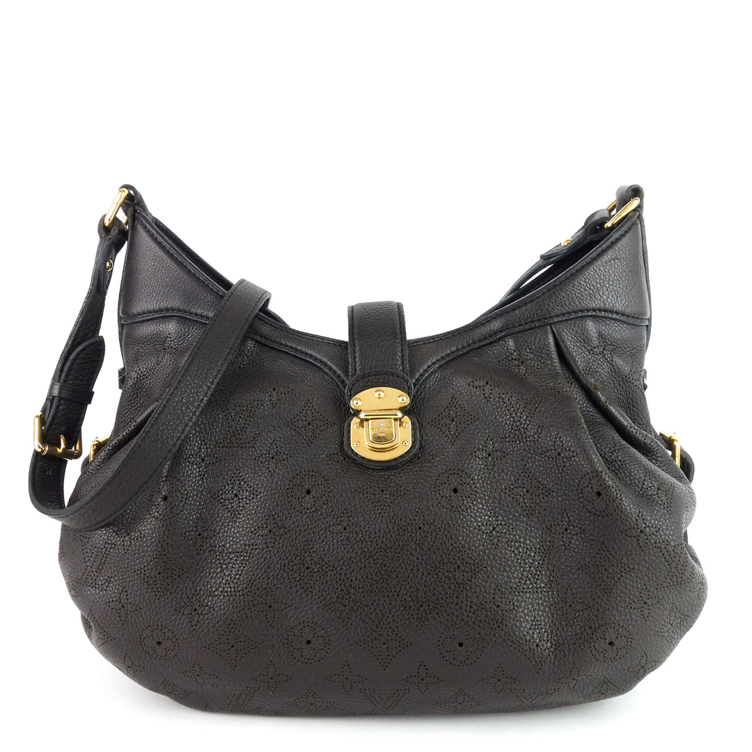 perforated monogram mahina leather xs bag