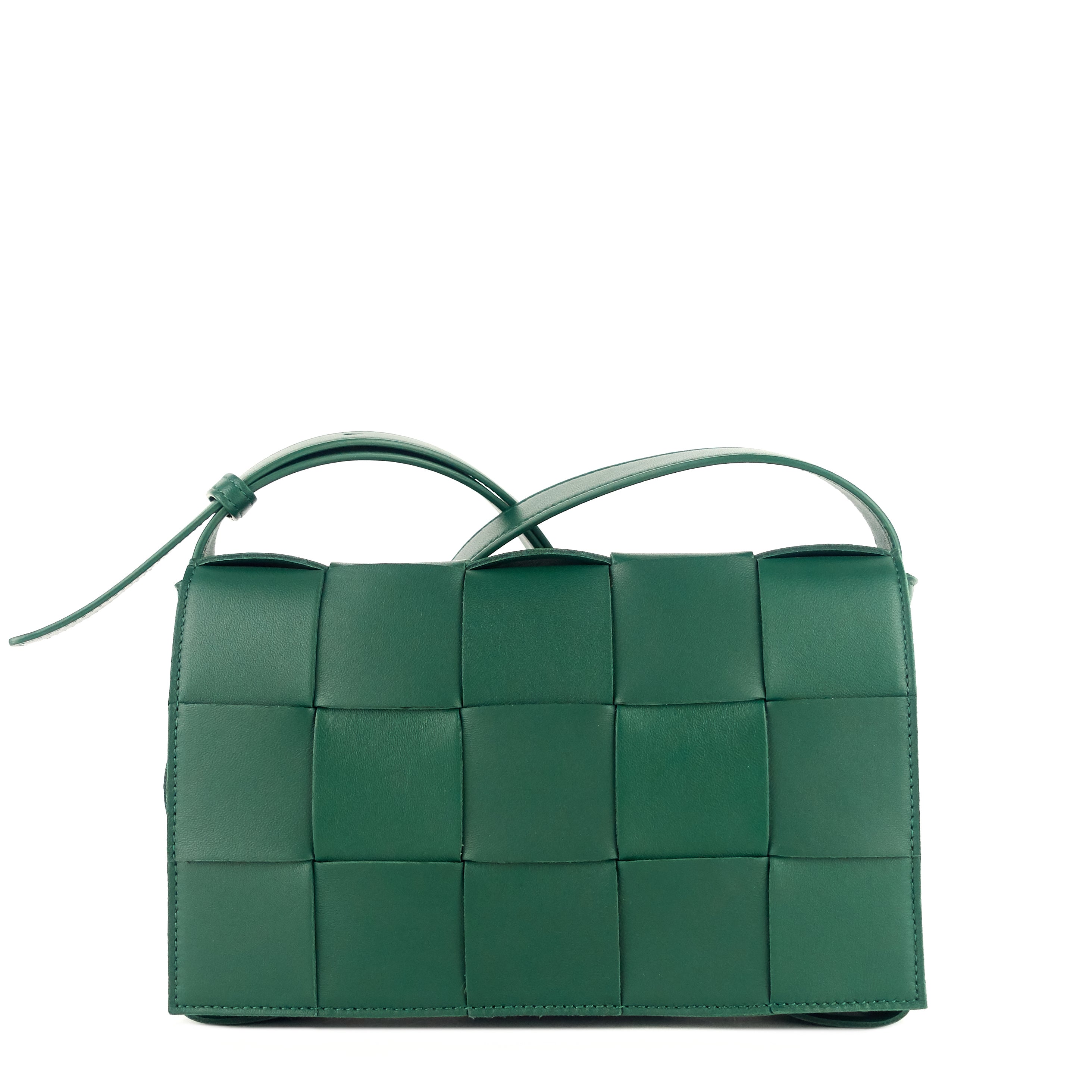 Bottega Veneta Cassette Intrecciato Leather Maxi Crossbody Bag