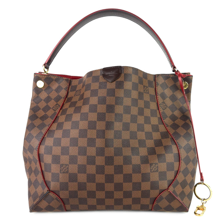 caissa damier ebene canvas tote bag