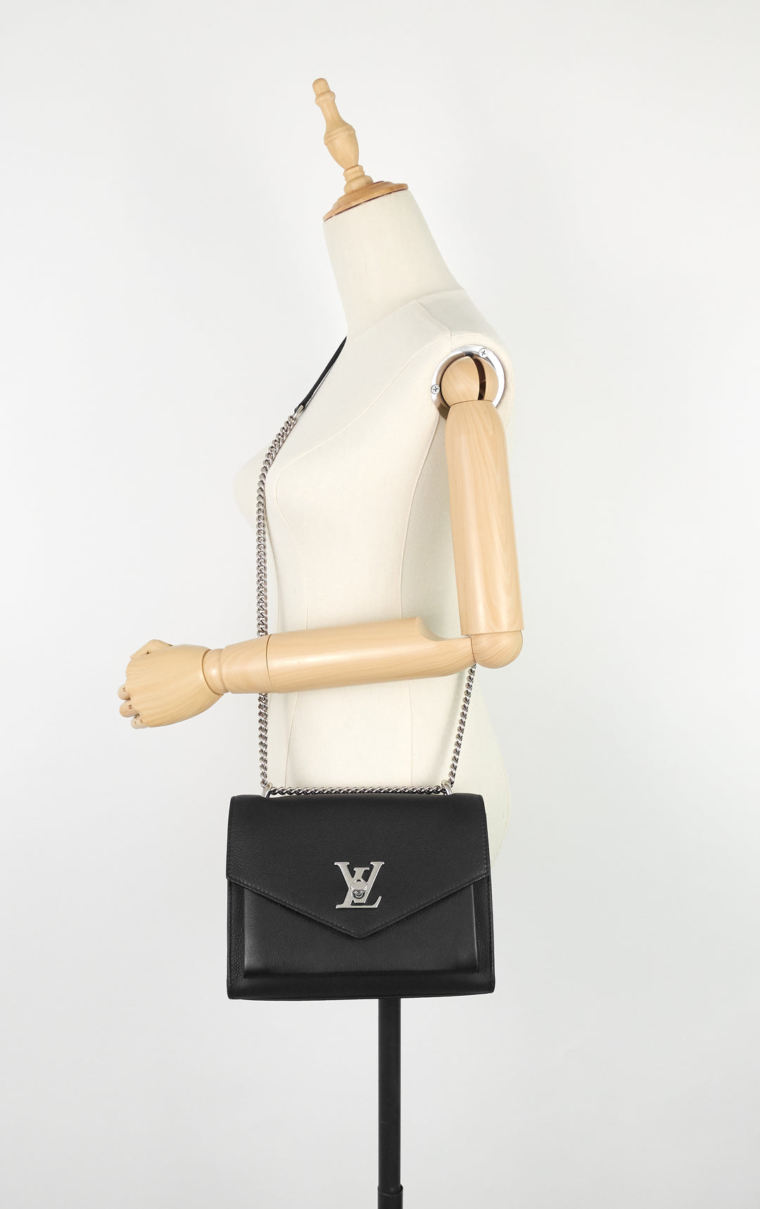 mylockme calfskin leather chain shoulder bag