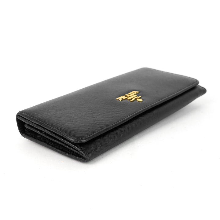 bifold large saffiano leather wallet