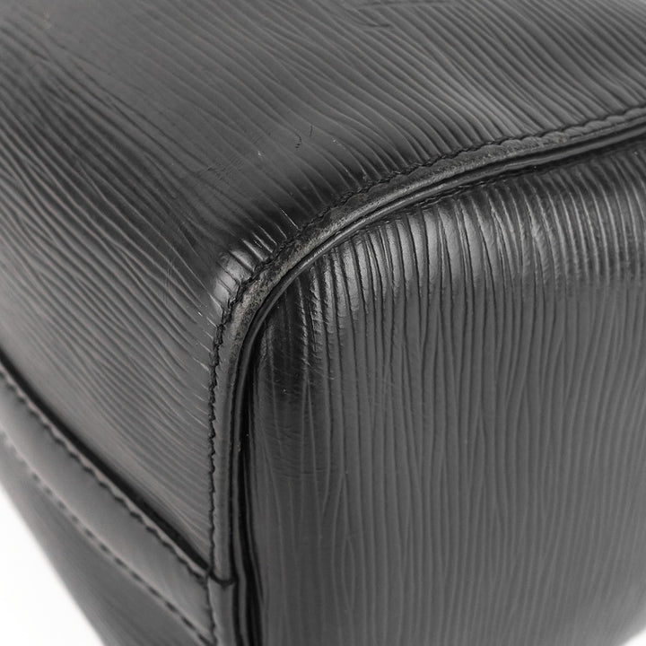 speedy 25 black epi leather bag