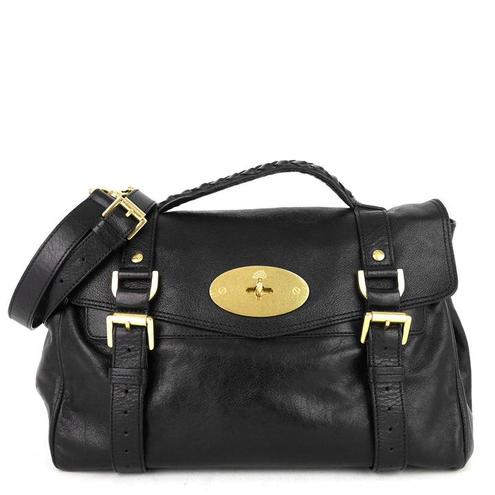 mulberry alexa soft buffalo leather satchel bag