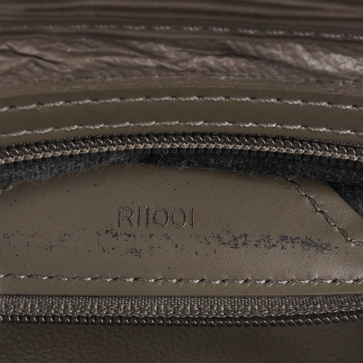 sac plat gm brown epi leather bag