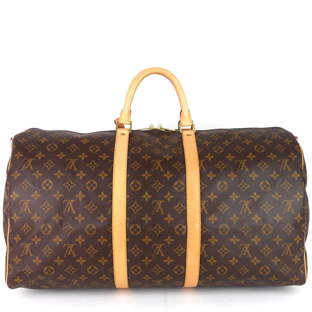 keepall bandouliere 55 monogram canvas bag