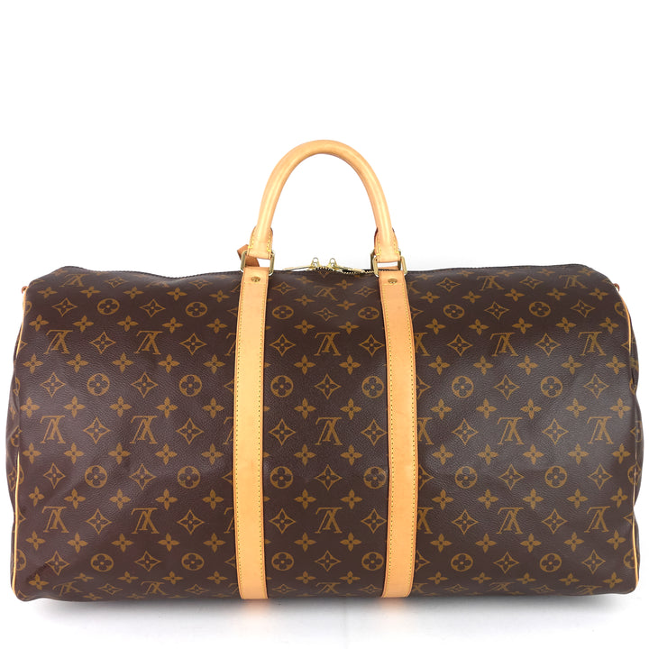 keepall bandouliere 55 monogram canvas bag