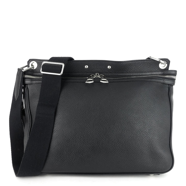 armand taurillon leather messenger bag