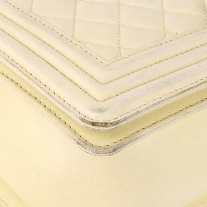 boy old medium lambskin leather bag