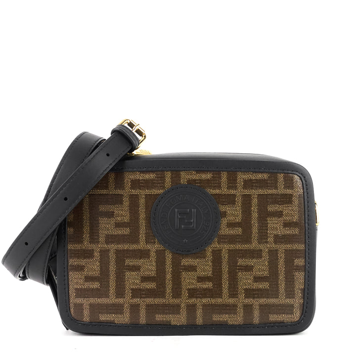 camera coated monogram canvas bag