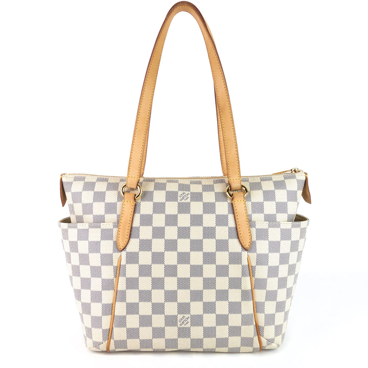 totally pm damier azur canvas bag