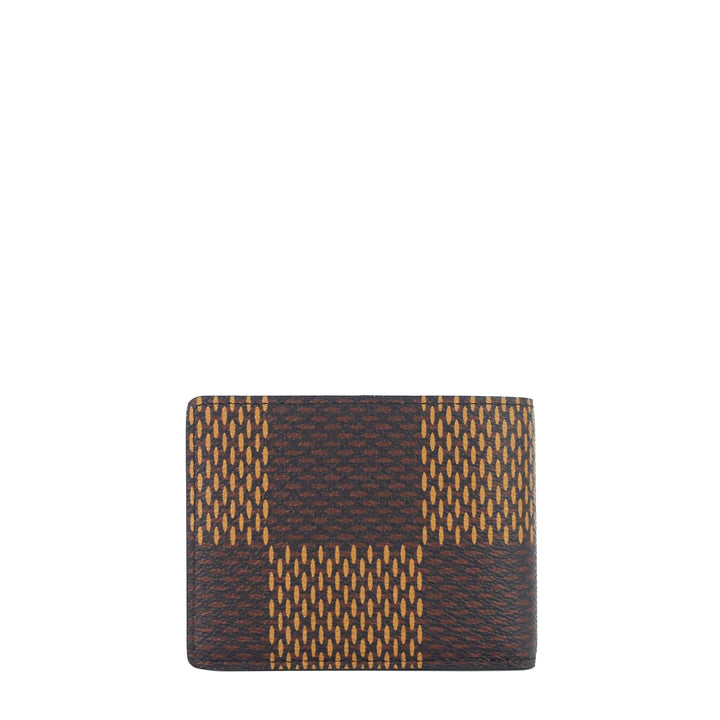 nigo turtle giant damier ebene canvas multiple wallet