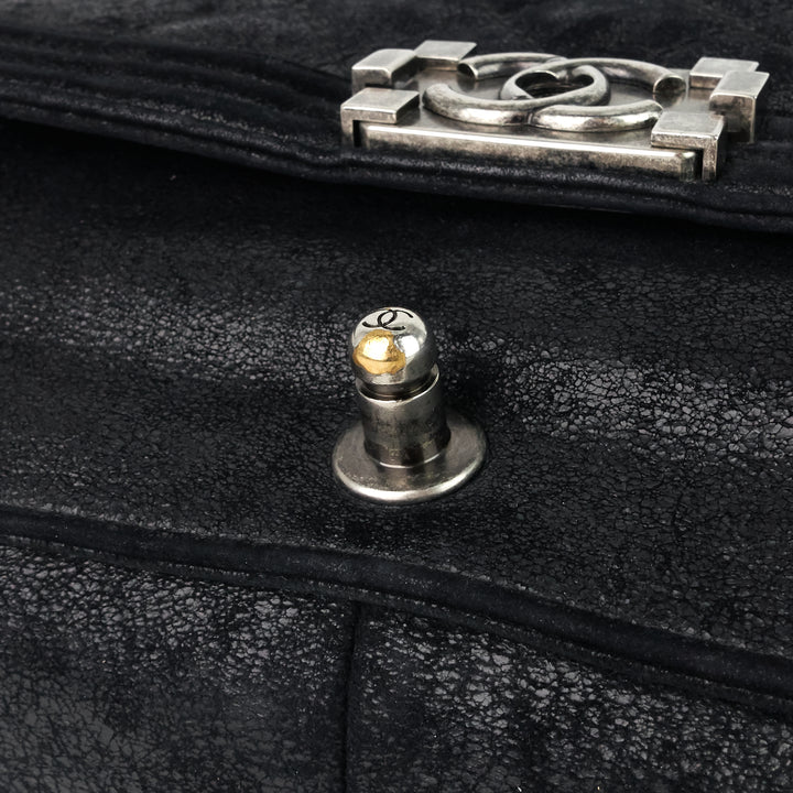 boy xl gentle goatskin leather flap bag