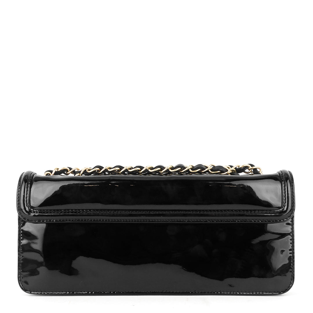 reissue east west patent leather flap bag