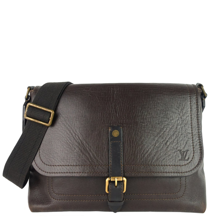 omaha utah leather messenger bag