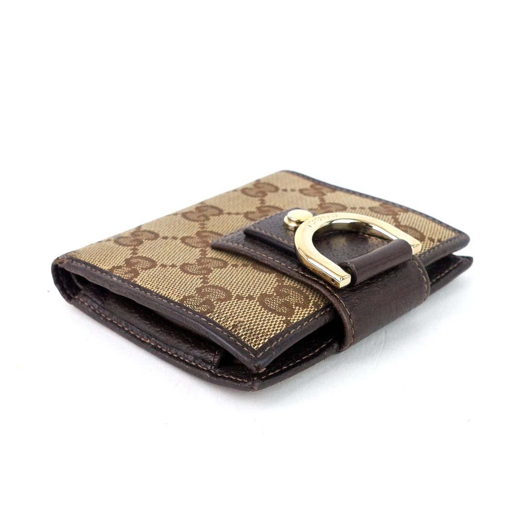 gg canvas d-ring compact wallet