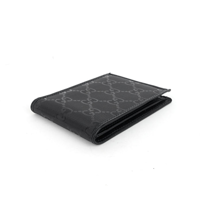 bifold gg coated canvas compact wallet