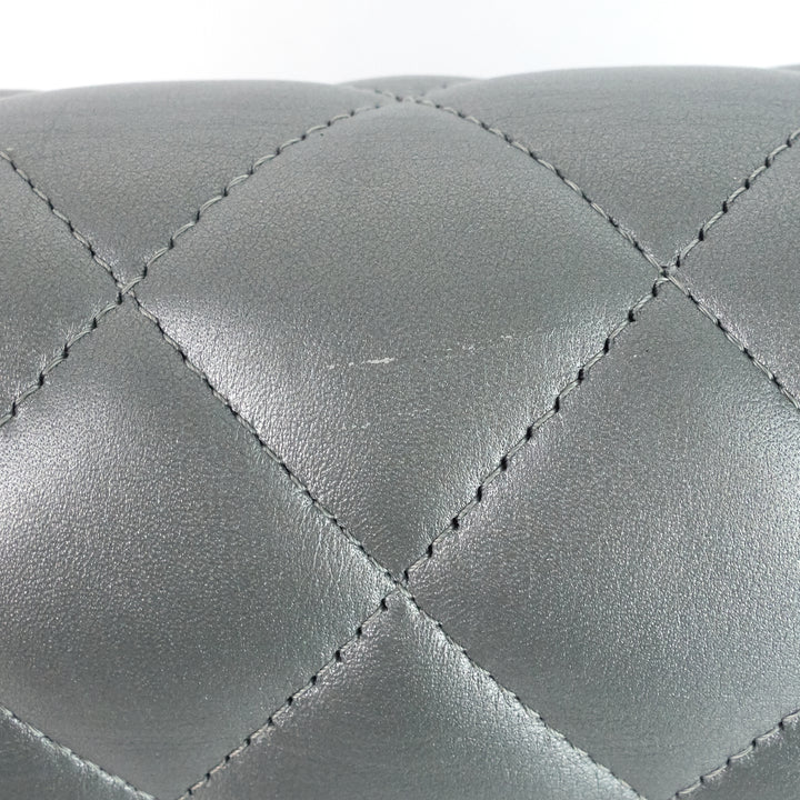 classic double flap maxi lambskin leather bag