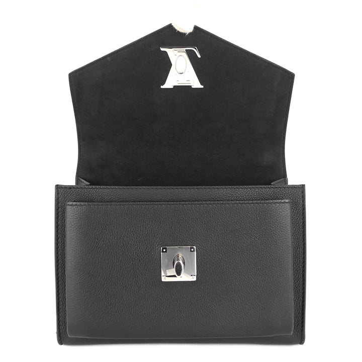 mylockme calfskin leather chain shoulder bag