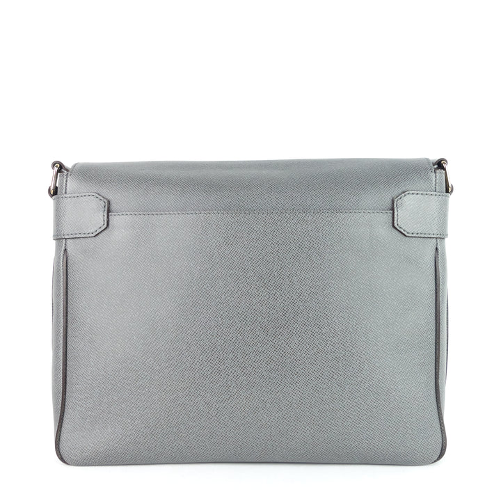 roman mm taiga leather messenger bag