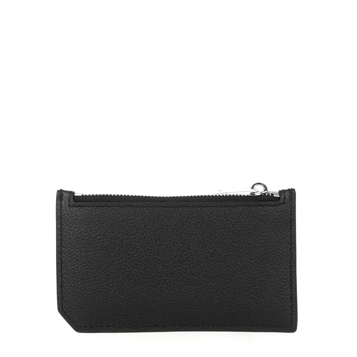 fragments zipped grained calf leather card case