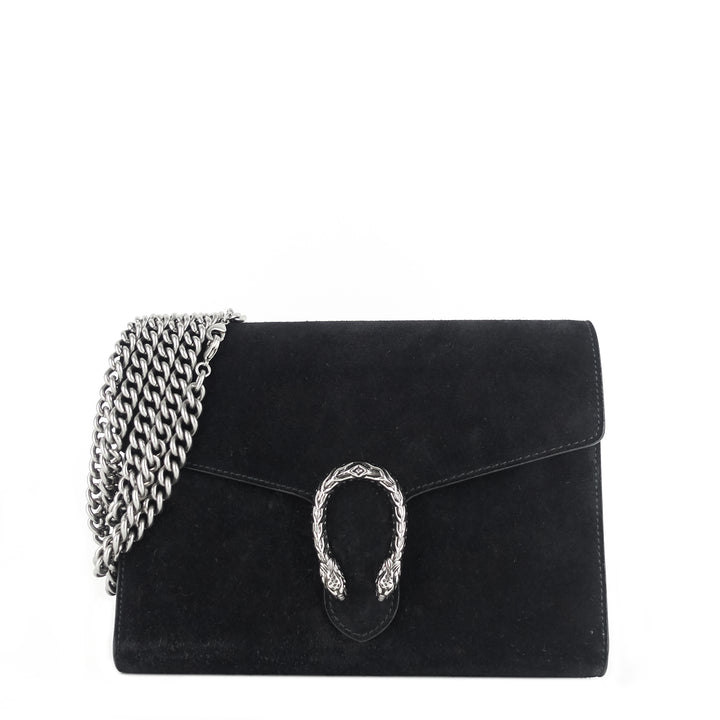 dionysus chain mini suede bag