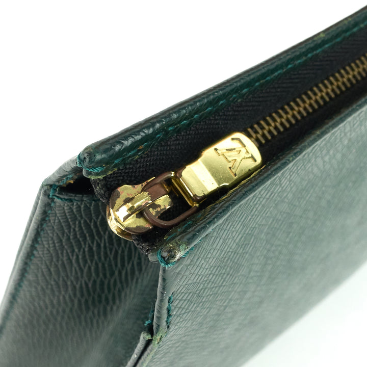 toiletry 26 epicea taiga leather pouch