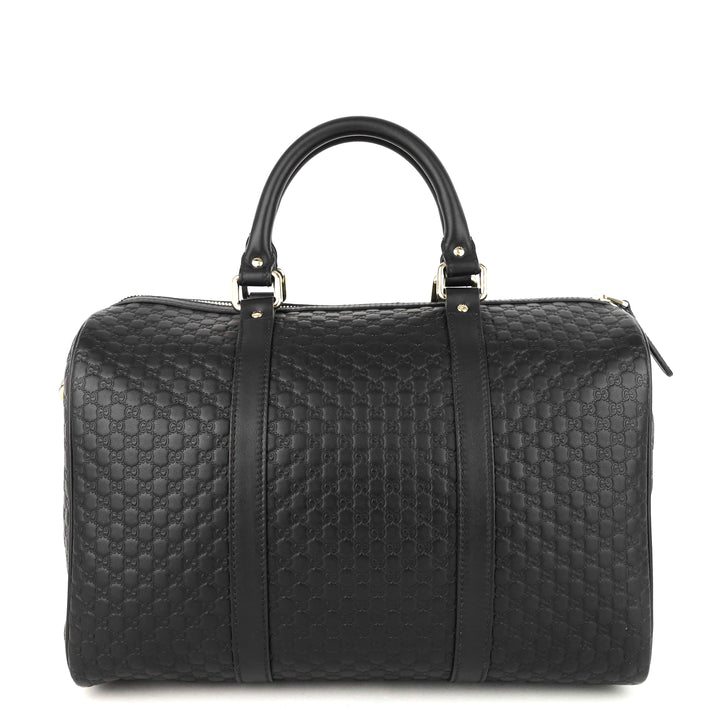 joy medium boston microguccissima leather bag